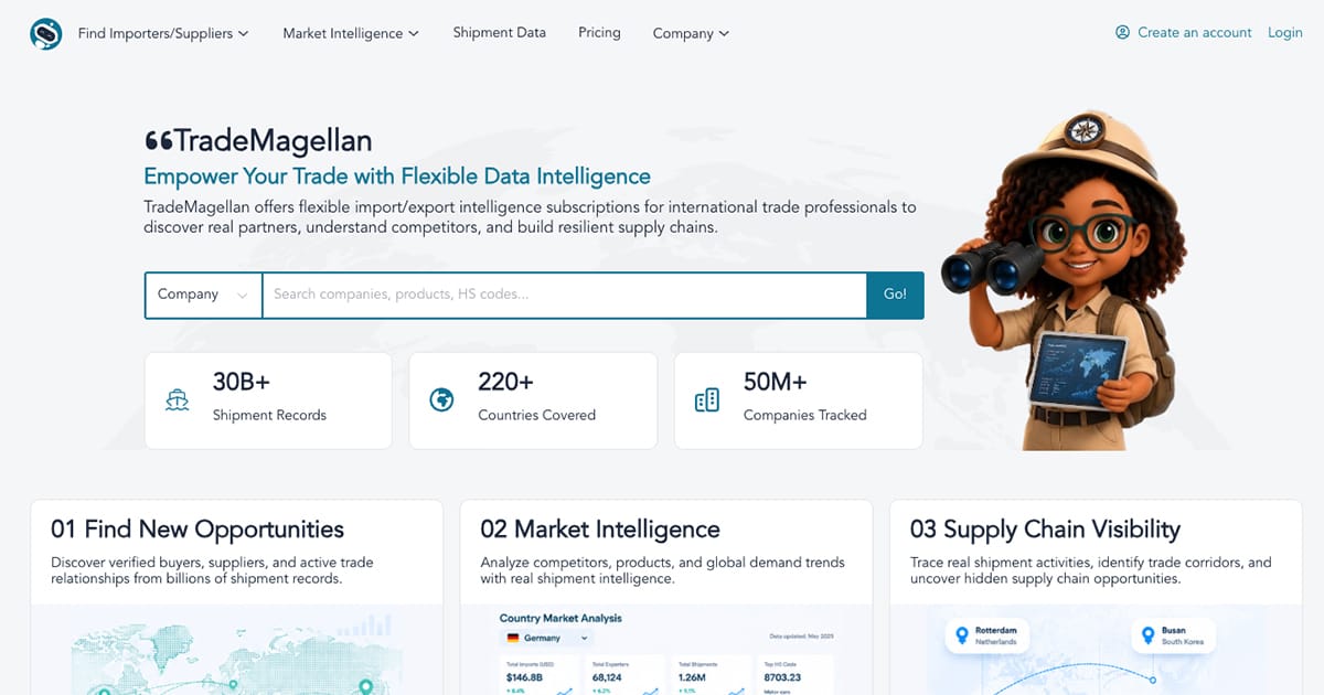 TradeMagellan screenshot 1